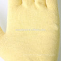 Amarillo 13gauge cocina aramid fibra corte guantes